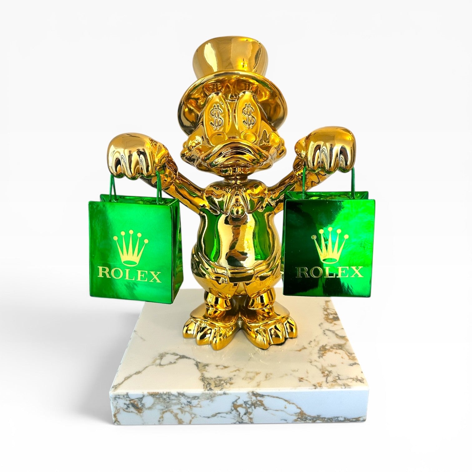 'Shopaholic' Duck  GOLD Limited Edition