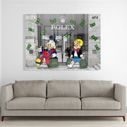 The Luxury Heist  (Acrylic Glass art)