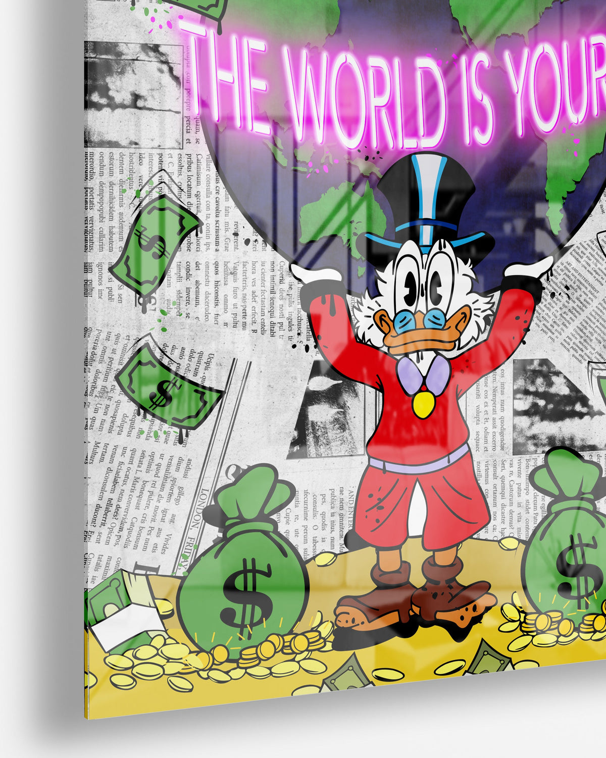 The World Is Yours (Acrylic Glass art)