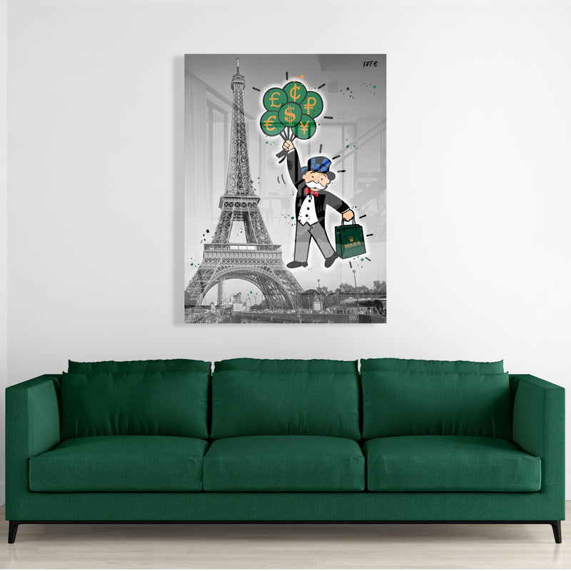 Floating on time (Acrylic Glass art)