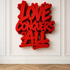 Love Conquers all (3D wall art)