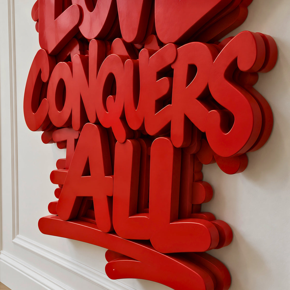 Love Conquers all (3D wall art)