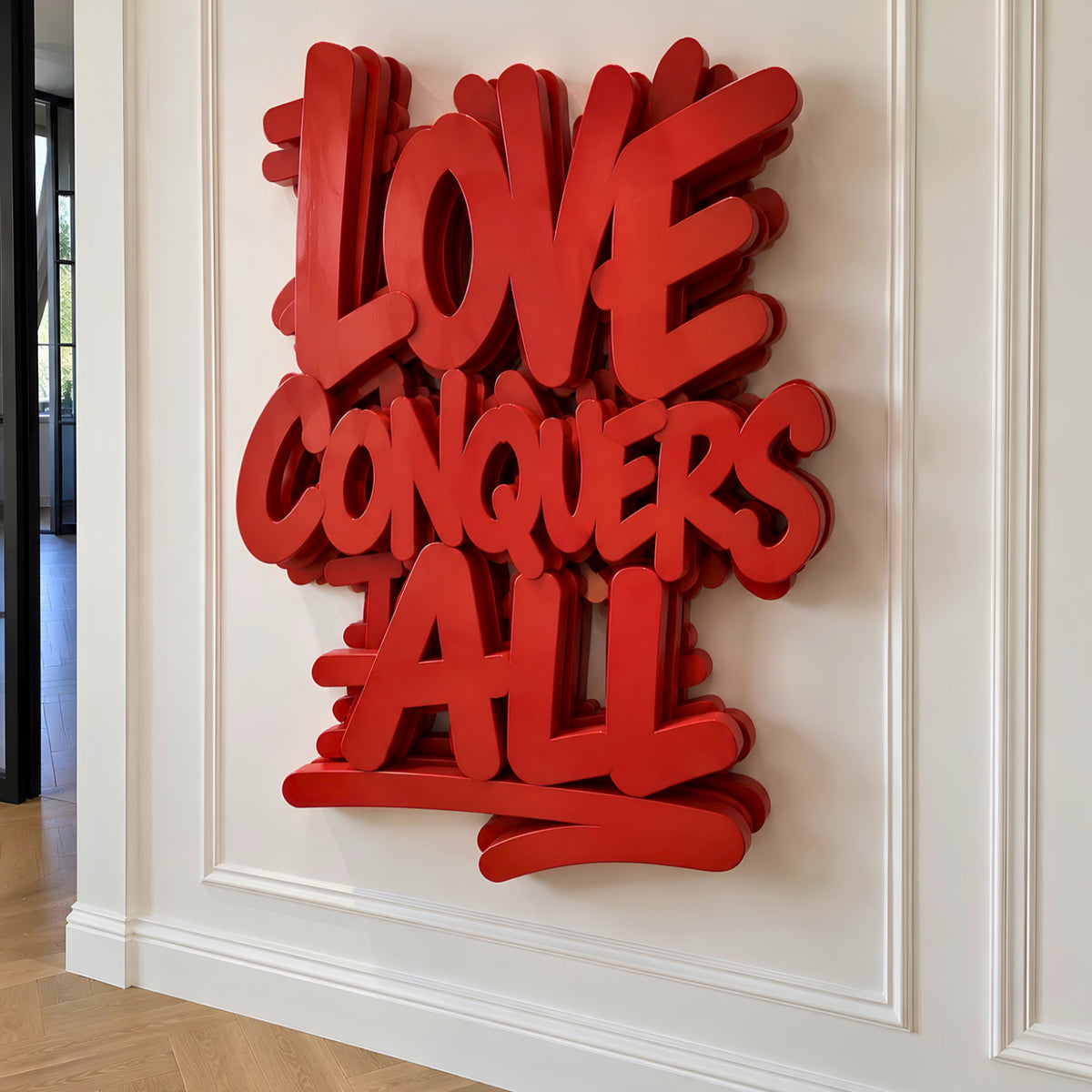Love Conquers all (3D wall art)