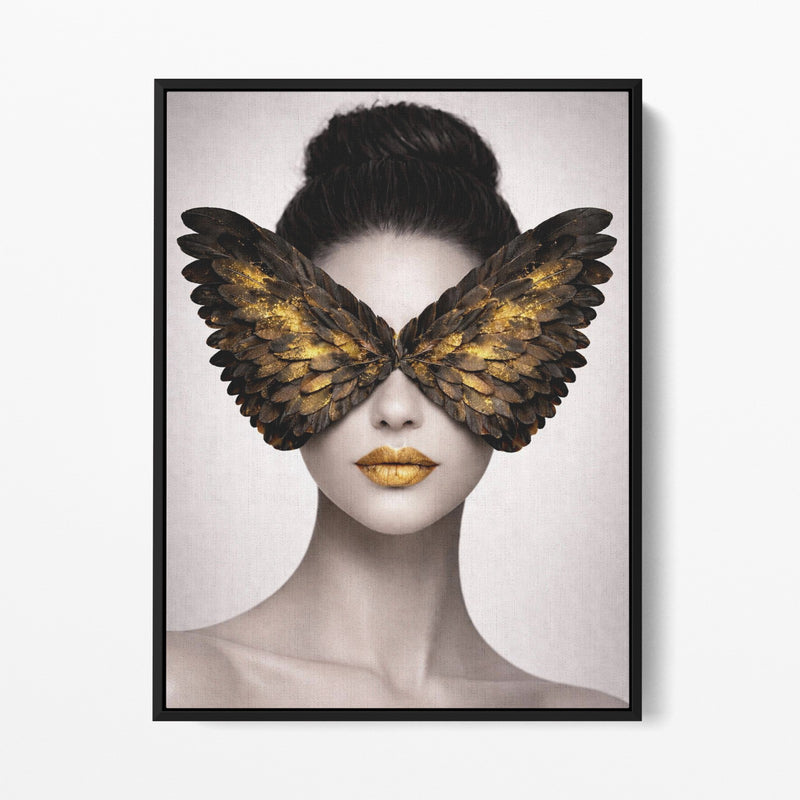 Unspoken Wings (Framed Canvas)