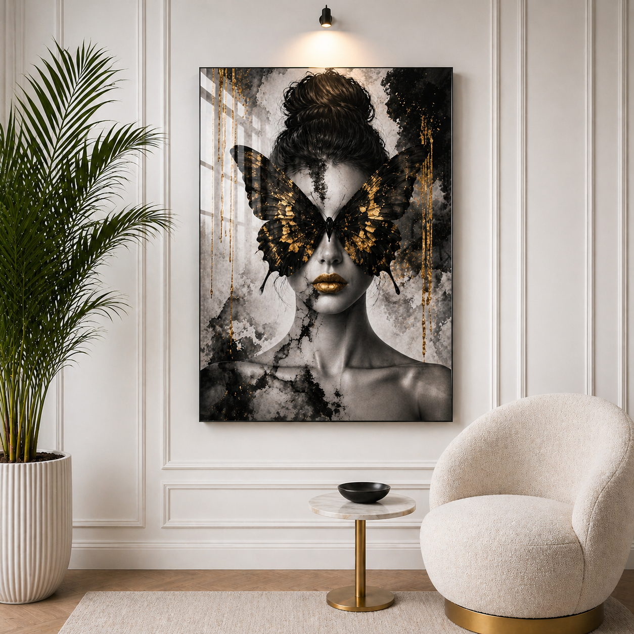 Glided Rebirth (Acrylic Glass Art)