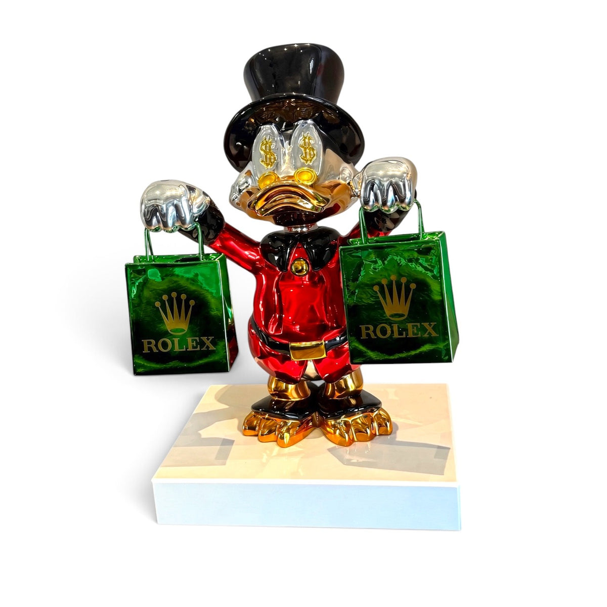 Red Edition 'Shopaholic' Duck