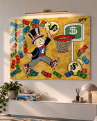 Money Dunk Landscape (Acrylic Glass art)