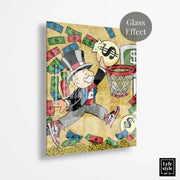 Money Dunk (Acrylic Glass art)
