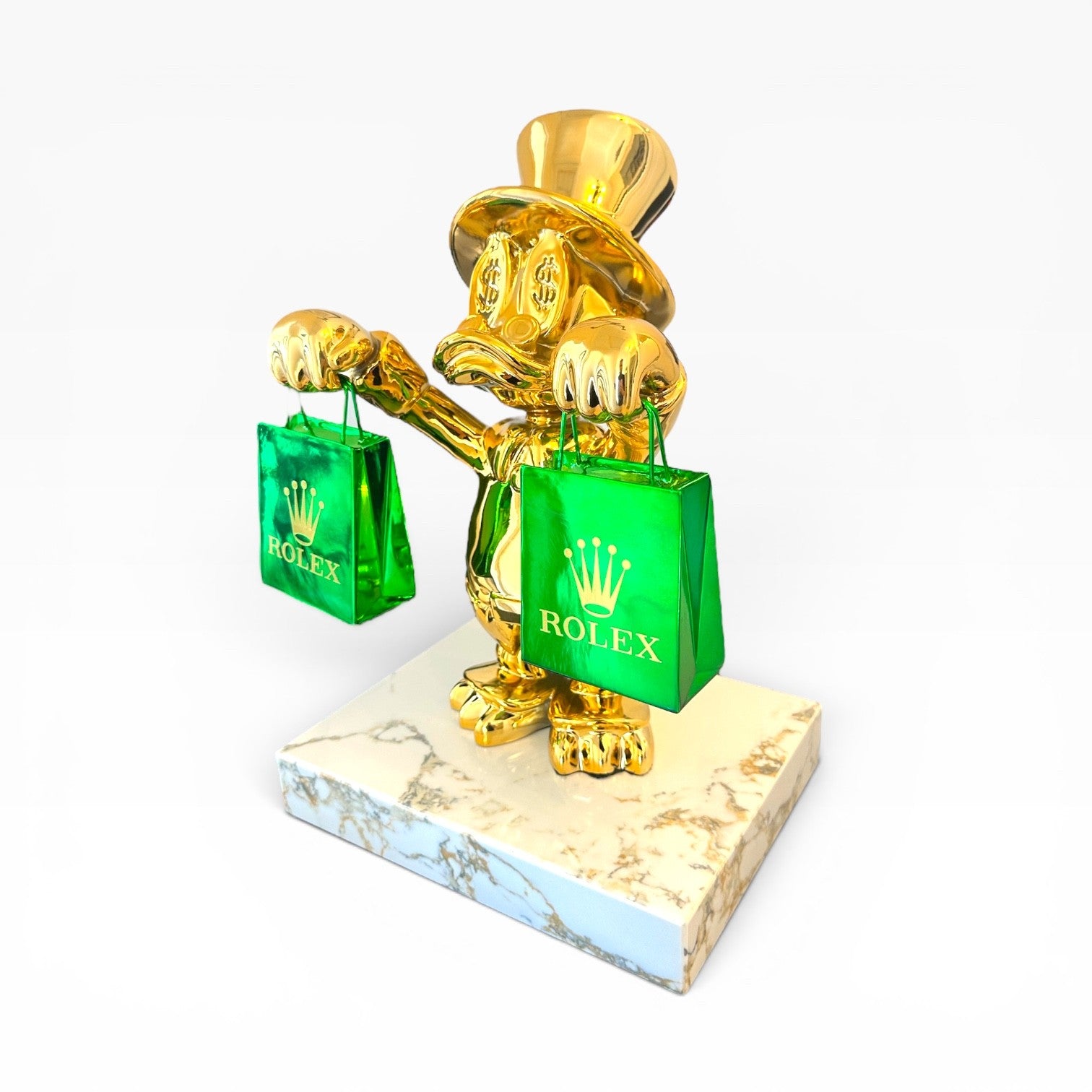 'Shopaholic' Duck  GOLD Limited Edition