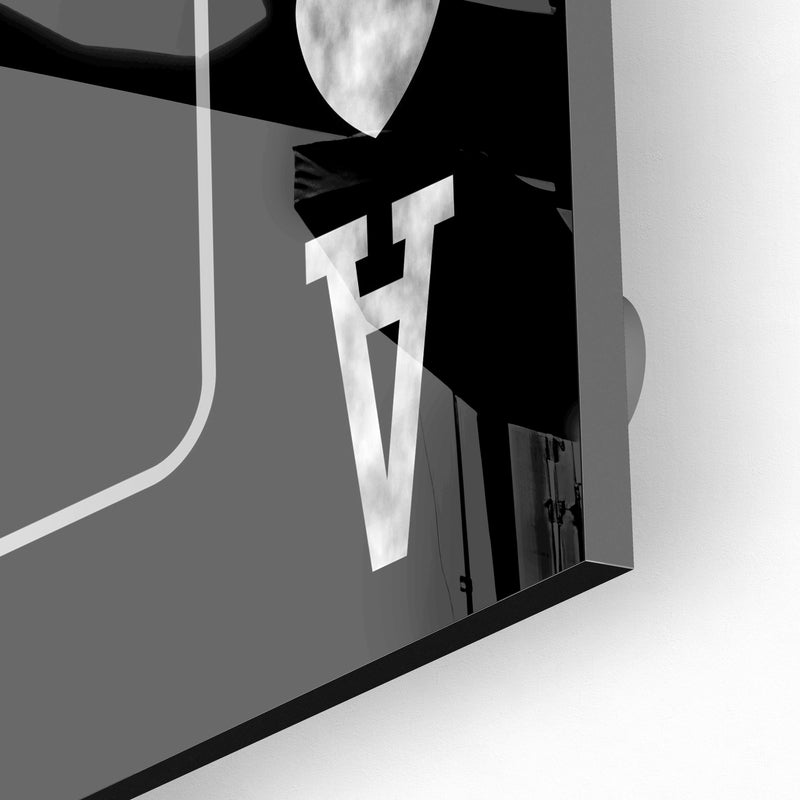 Ace Of Spades Silver (Acrylic Glass art)