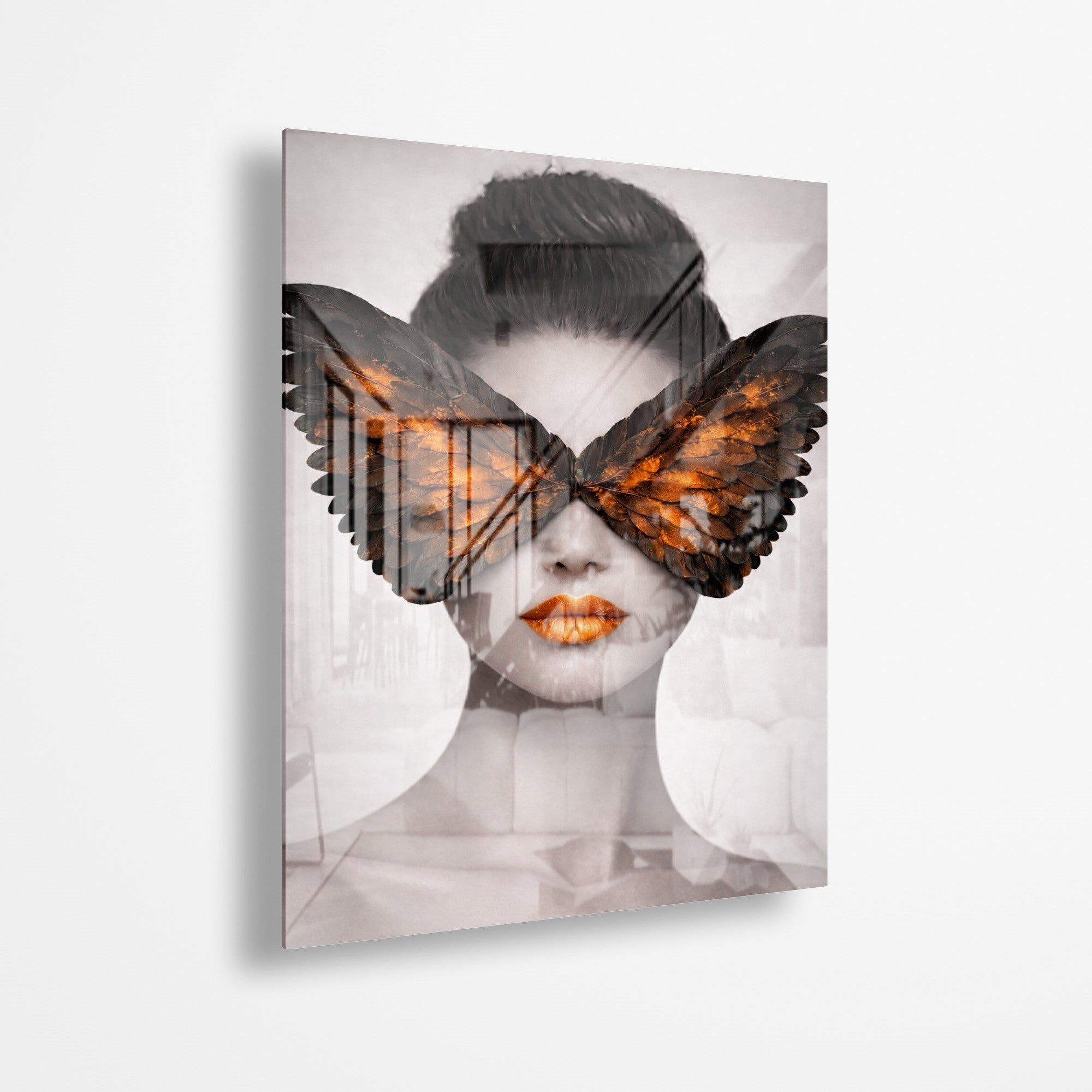 Unspoken Wings (Acrylic Glass Art)