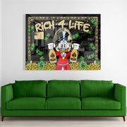 Rich 4 Lyfe (Acrylic Glass art)