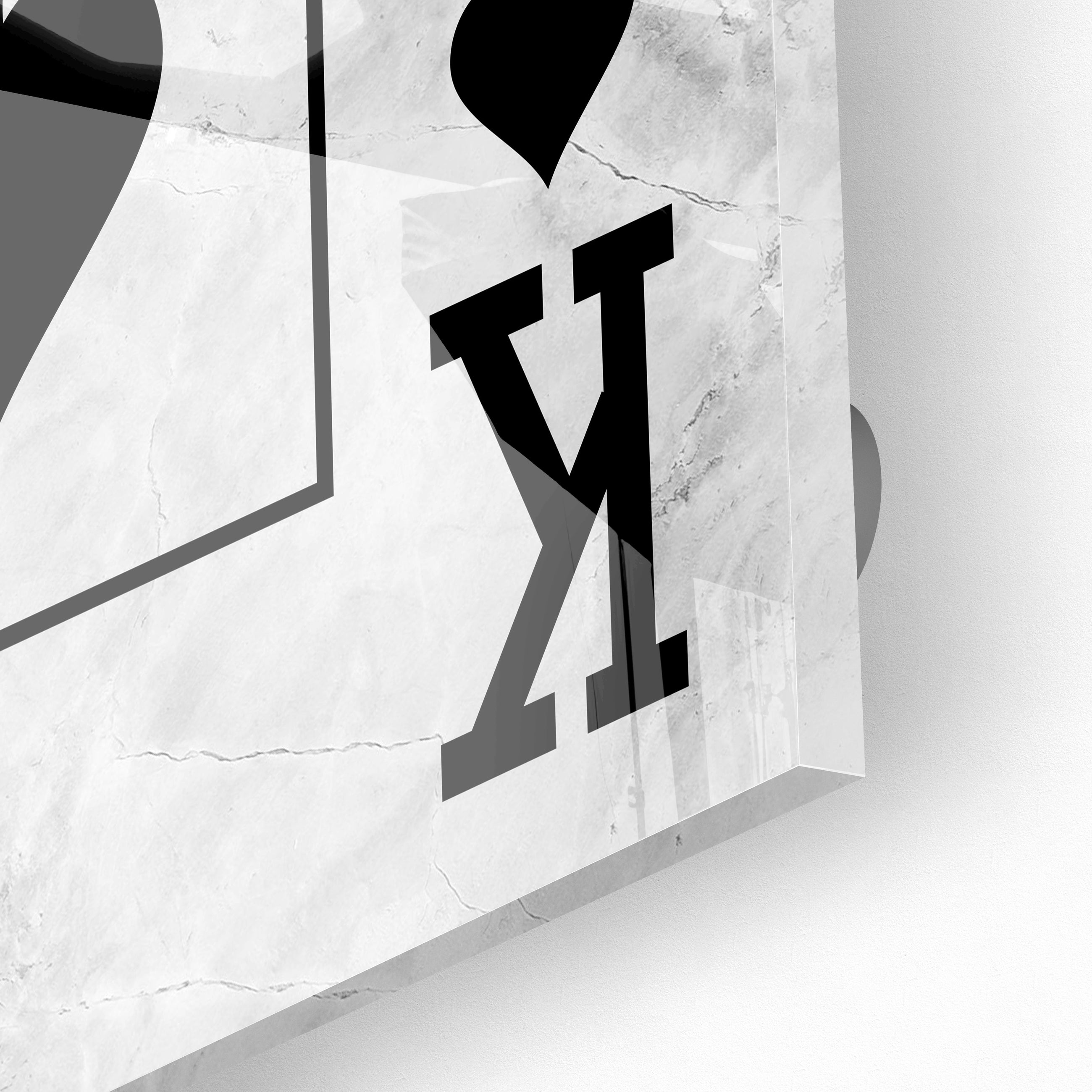 King Of Spades Stone (Acrylic Glass art)