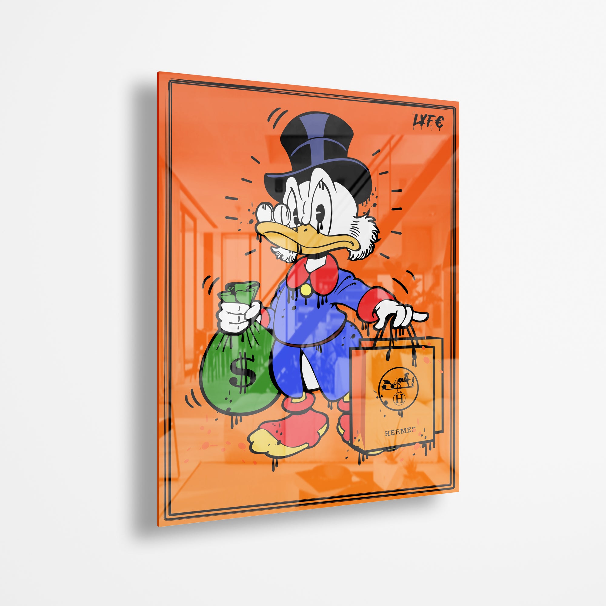The Shopaholic (Acrylic Glass Art)