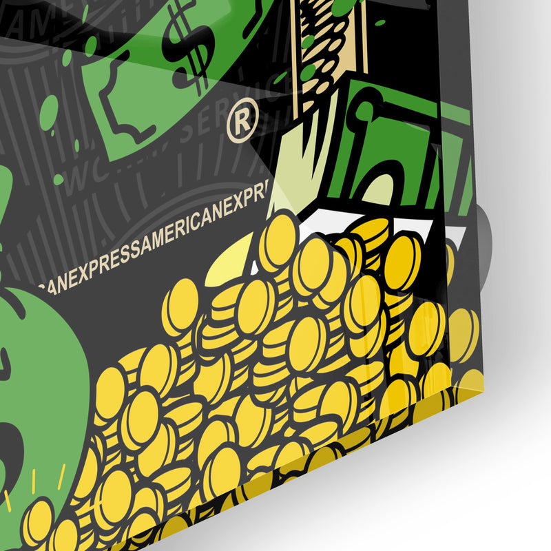 Rich 4 Lyfe (Acrylic Glass art)