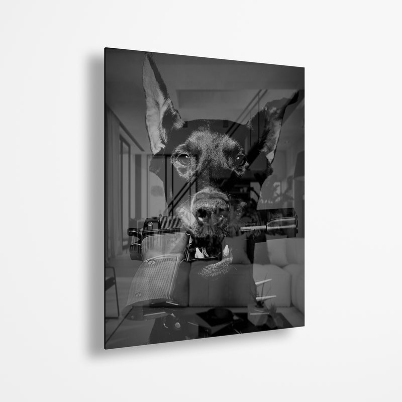 Doberman aura (Acrylic Glass art)
