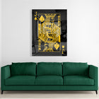 Jack Of Spades Gold (Acrylic Glass art)