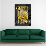 Jack Of Spades Gold (Acrylic Glass art)