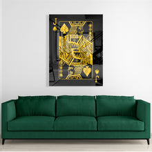 Jack Of Spades Gold (Acrylic Glass art)