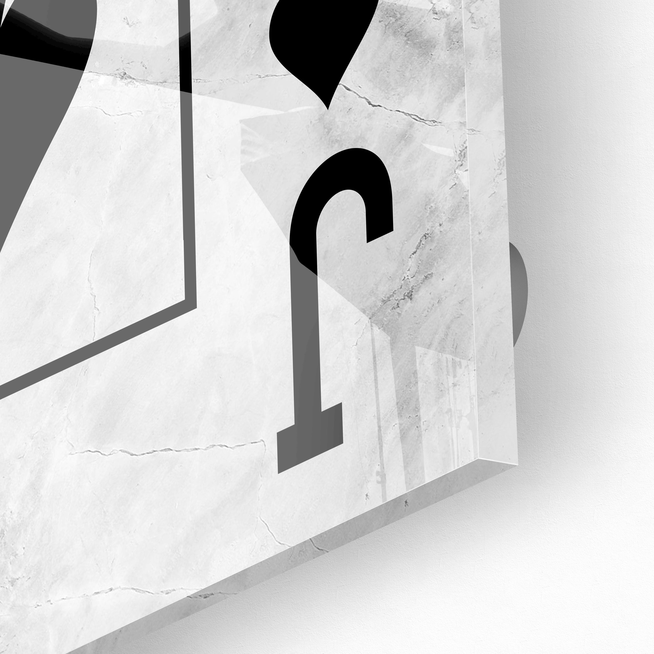 Jack Of Spades Stone (Acrylic Glass art)