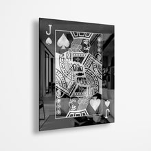 Jack Of Spades Silver (Acrylic Glass art)
