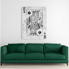 King Of Spades Stone (Acrylic Glass art)