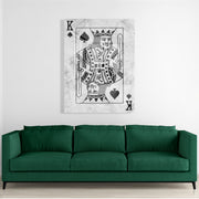 King Of Spades Stone (Acrylic Glass art)