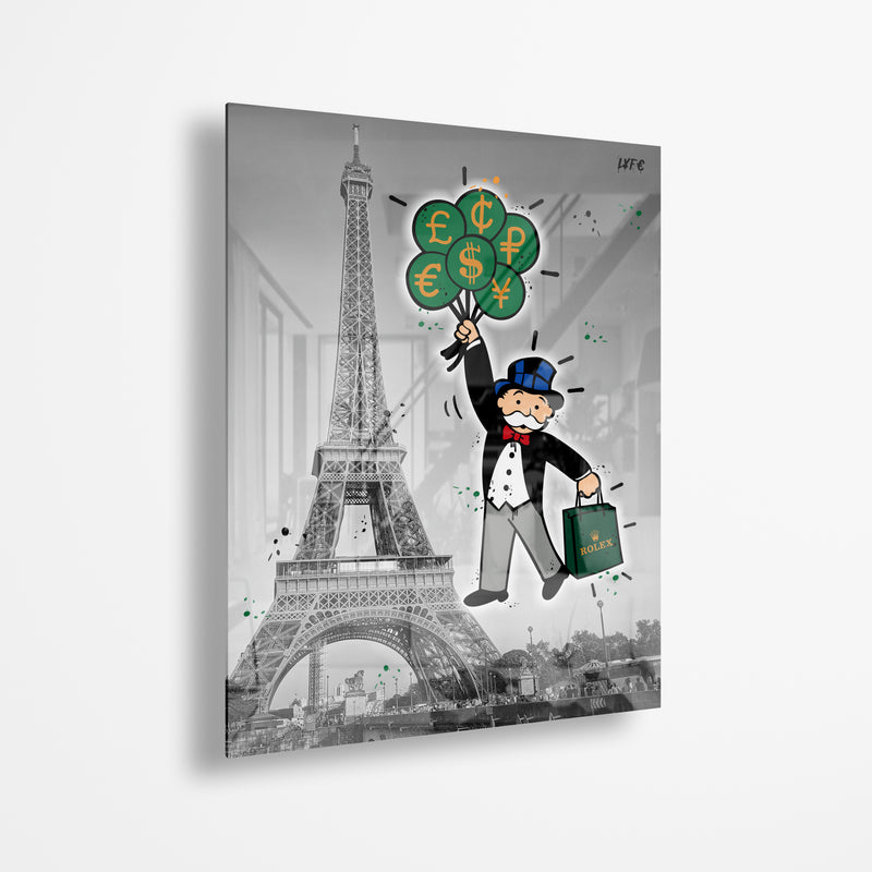 Floating on time (Acrylic Glass art)