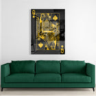 Queen Of Spades Gold (Acrylic Glass art)