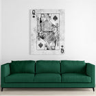 Queen Of Spades Stone (Acrylic Glass art)