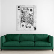 Queen Of Spades Stone (Acrylic Glass art)