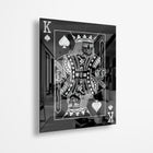 King Of Spades Silver (Acrylic Glass art)