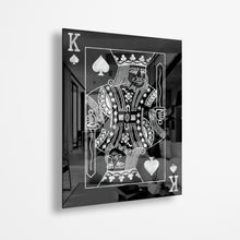 King Of Spades Silver (Acrylic Glass art)