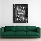 Queen Of Spades Silver (Acrylic Glass art)