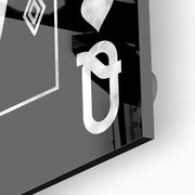 Queen Of Spades Silver (Acrylic Glass art)
