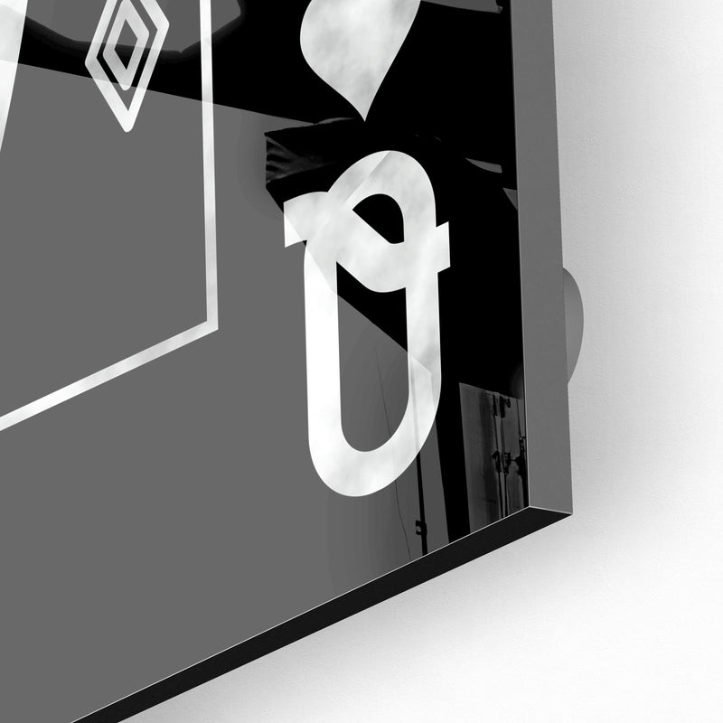 Queen Of Spades Silver (Acrylic Glass art)