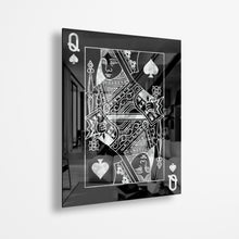 Queen Of Spades Silver (Acrylic Glass art)