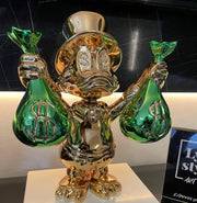 Money bags duck (Gold and Green)