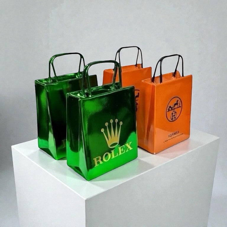 2 X H Bags (orange)