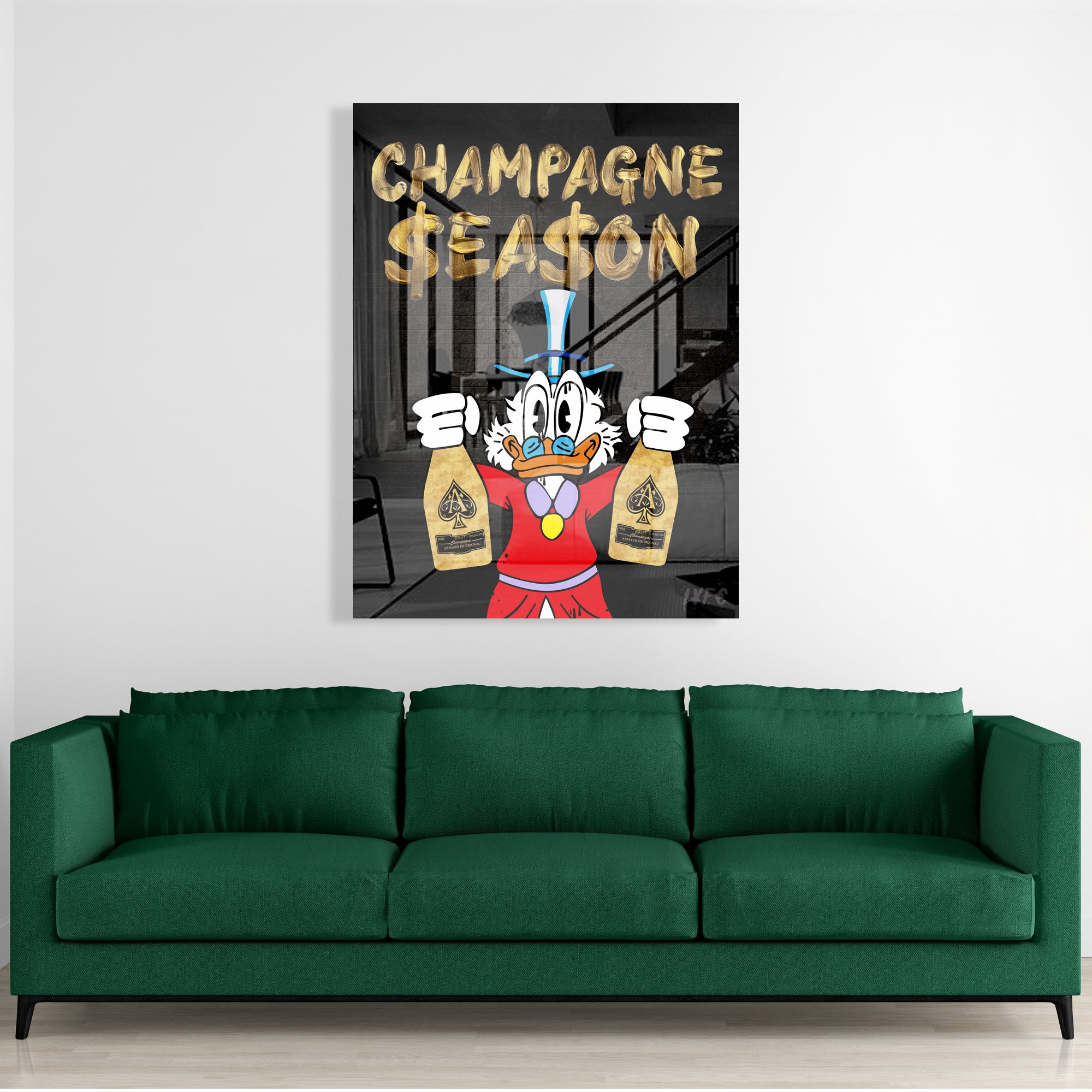 Champagne Season (Acrylic Glass art)