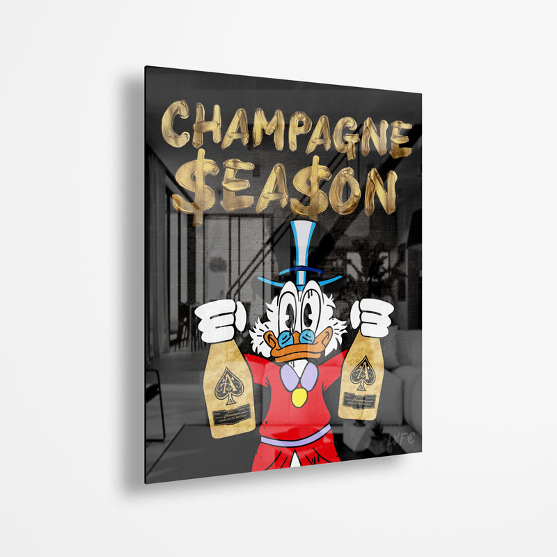 Champagne Season (Acrylic Glass art)