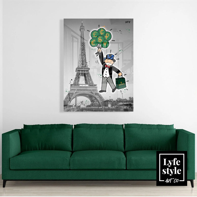 Floating on time (Acrylic Glass art)