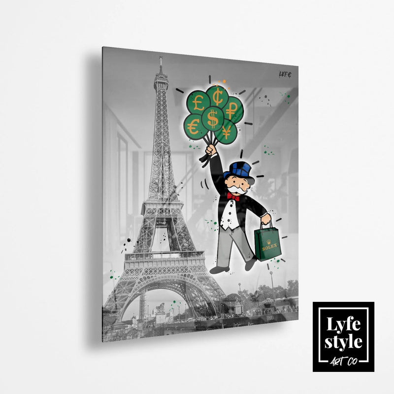 Floating on time (Acrylic Glass art)