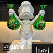 Money Bags Duck (white / green)