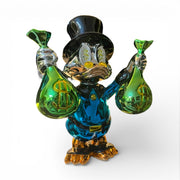 Money bags duck (blue and green)